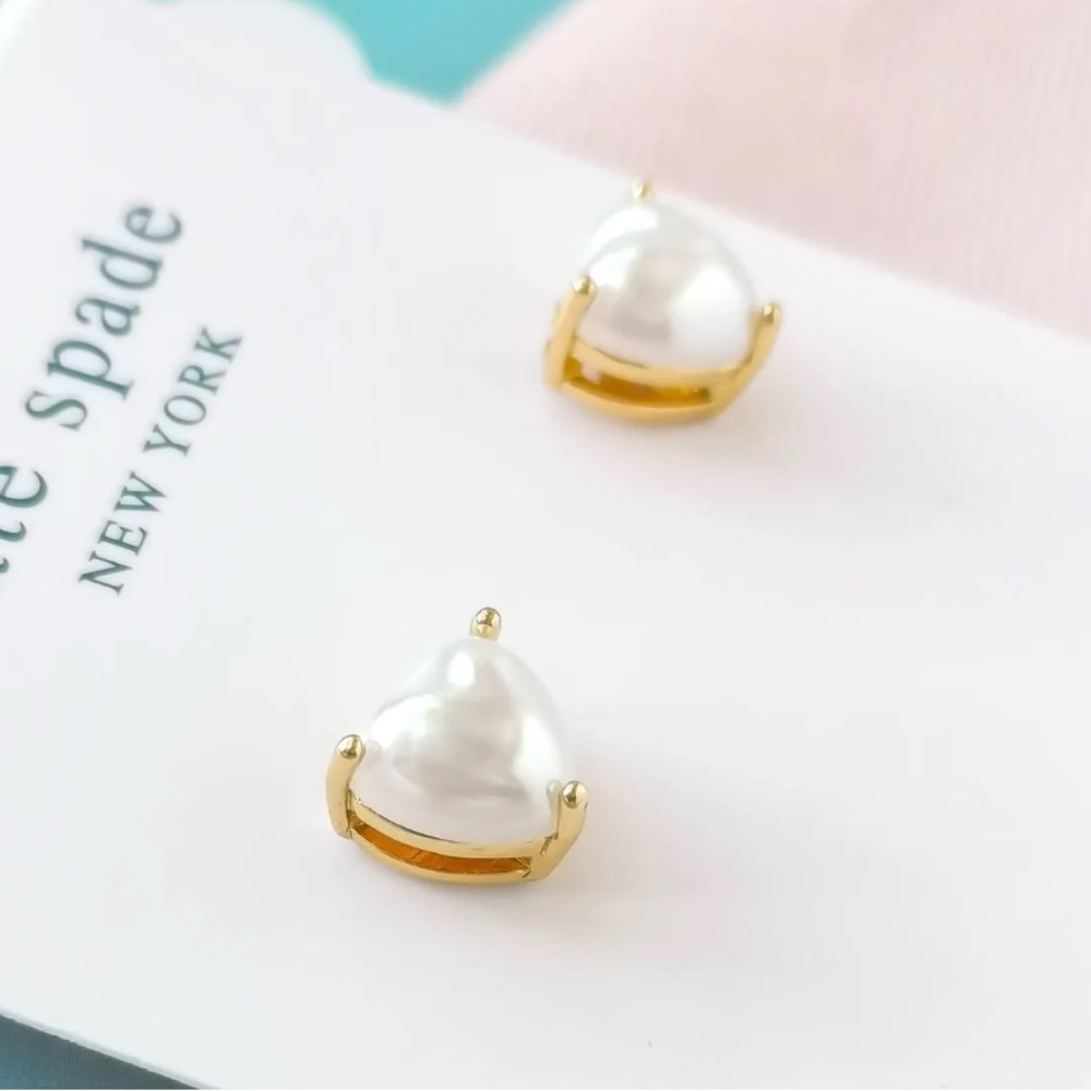 KATE SPADE My Love Heart Stud Earrings - Picture 5 of 6
